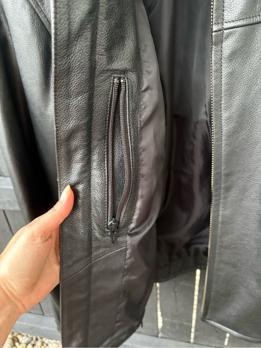 Harley-Davidson Women's Genuine Leather Jacket Black Moto Biker Racer Motorcycle - Picture 6 of 9